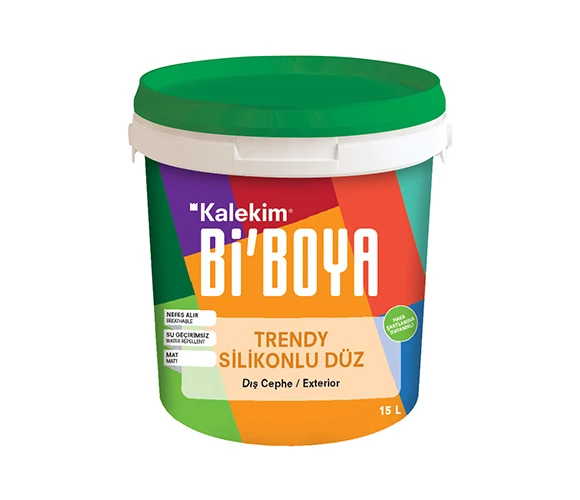 Bi'Boya Silikonlu Düz Trendy